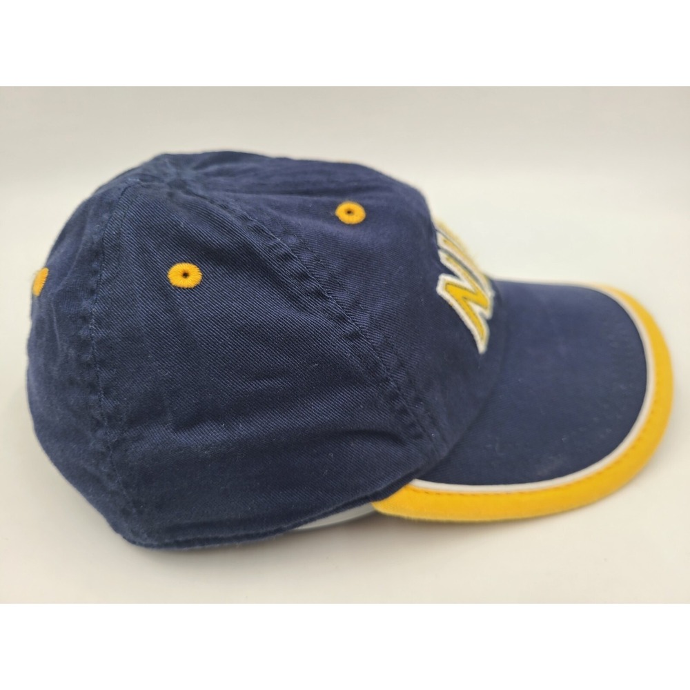 Child Nike Spellout Adjustable Hat Cap Baseball Golf Kid Boy Girl Blue Yellow - Picture 6 of 12